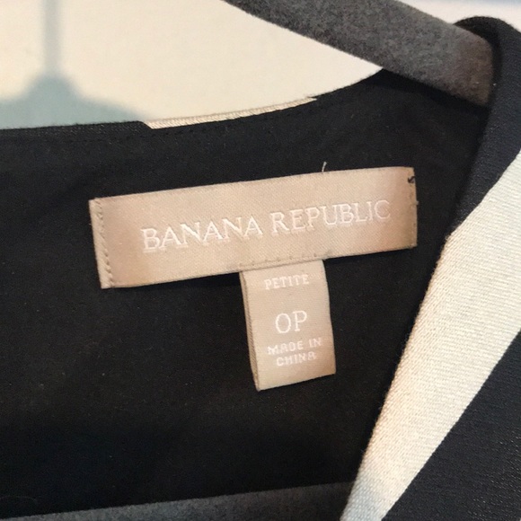 🌱Banana Republic Black and White Dress - Picture 3 of 4